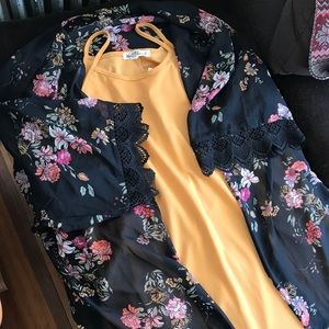 Wallflower Dress with Kimono